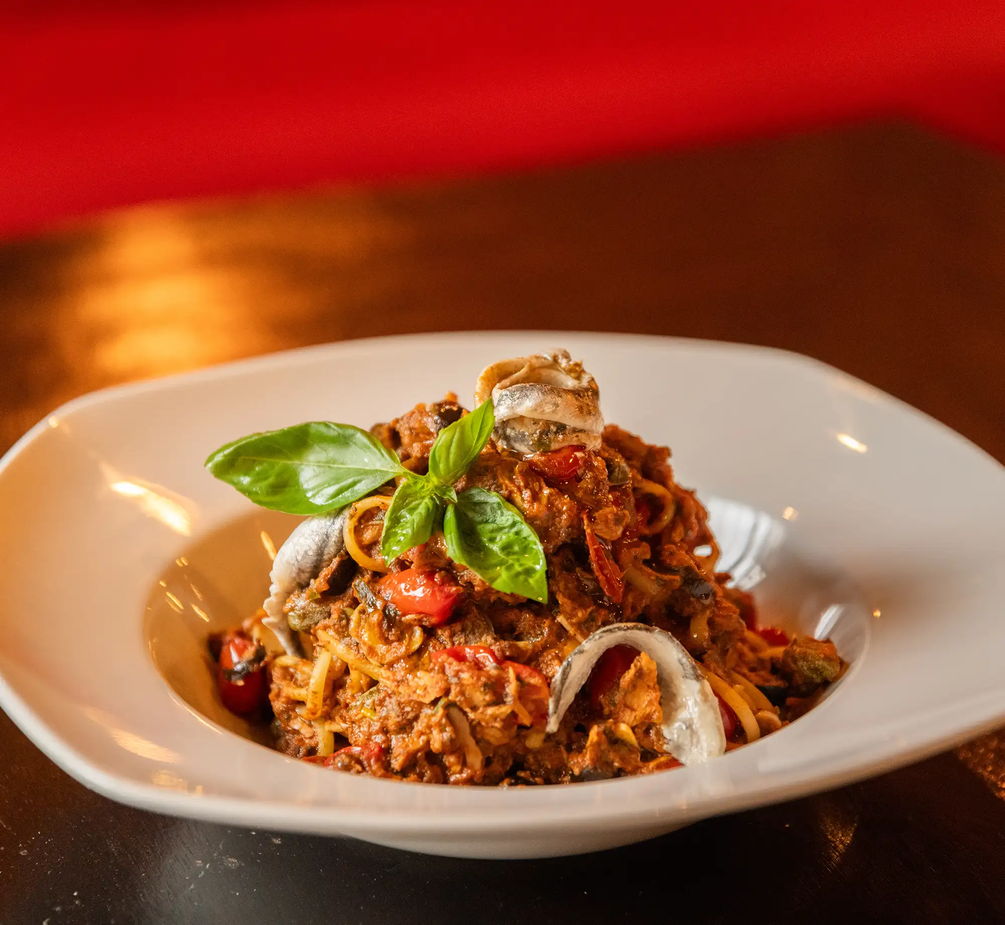 Linguini à la putanesca